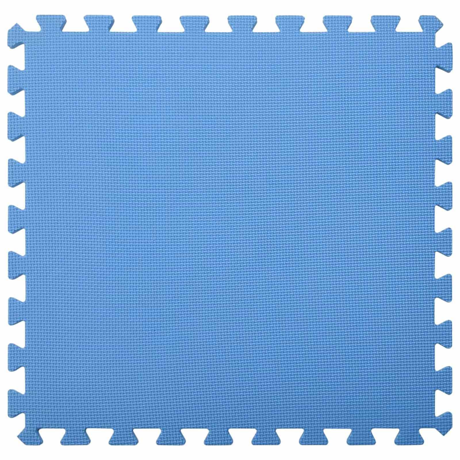 Zwembad Grondmat 6 pcs Blauw 2,16 ㎡ EVA Schuim
