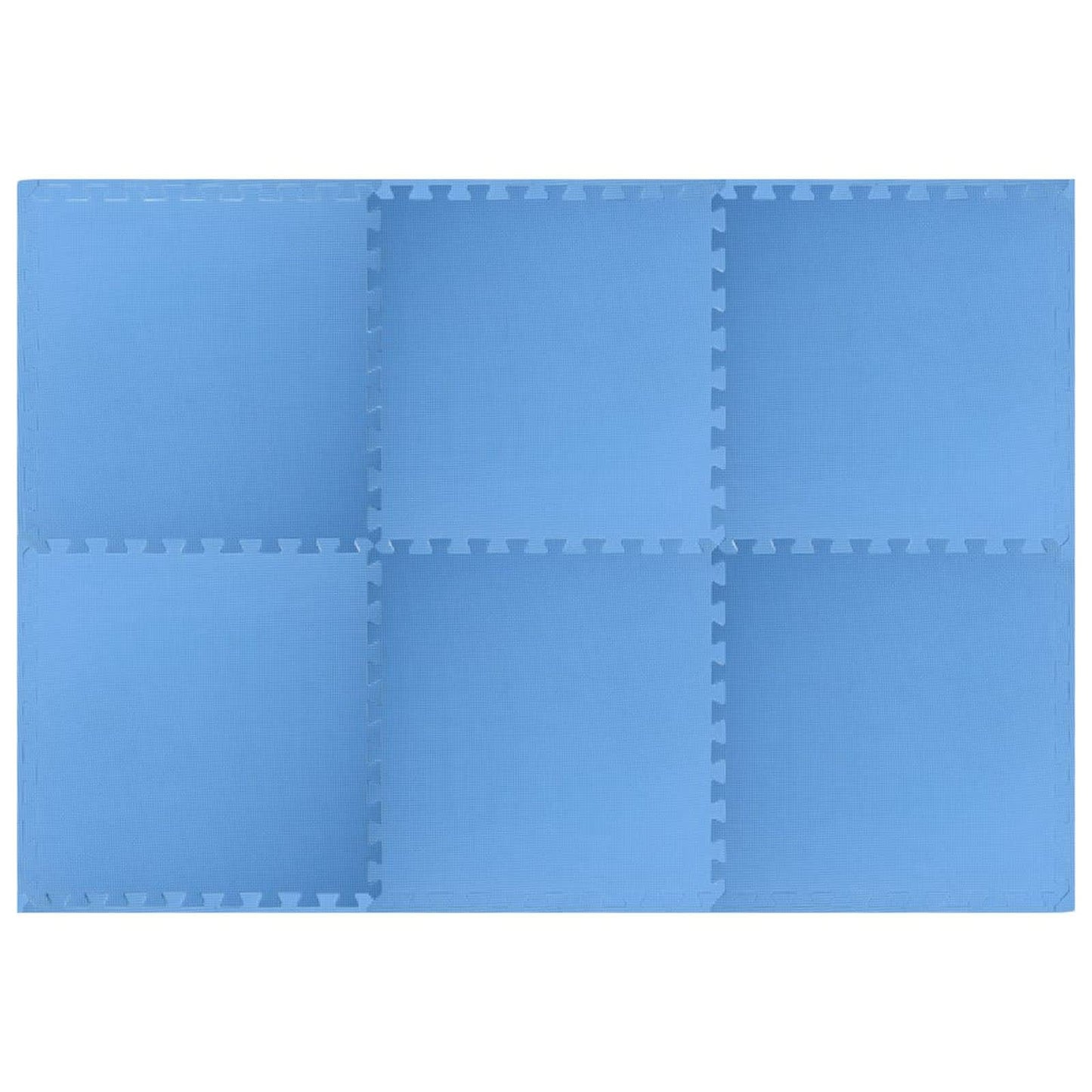 Zwembad Grondmat 6 pcs Blauw 2,16 ㎡ EVA Schuim