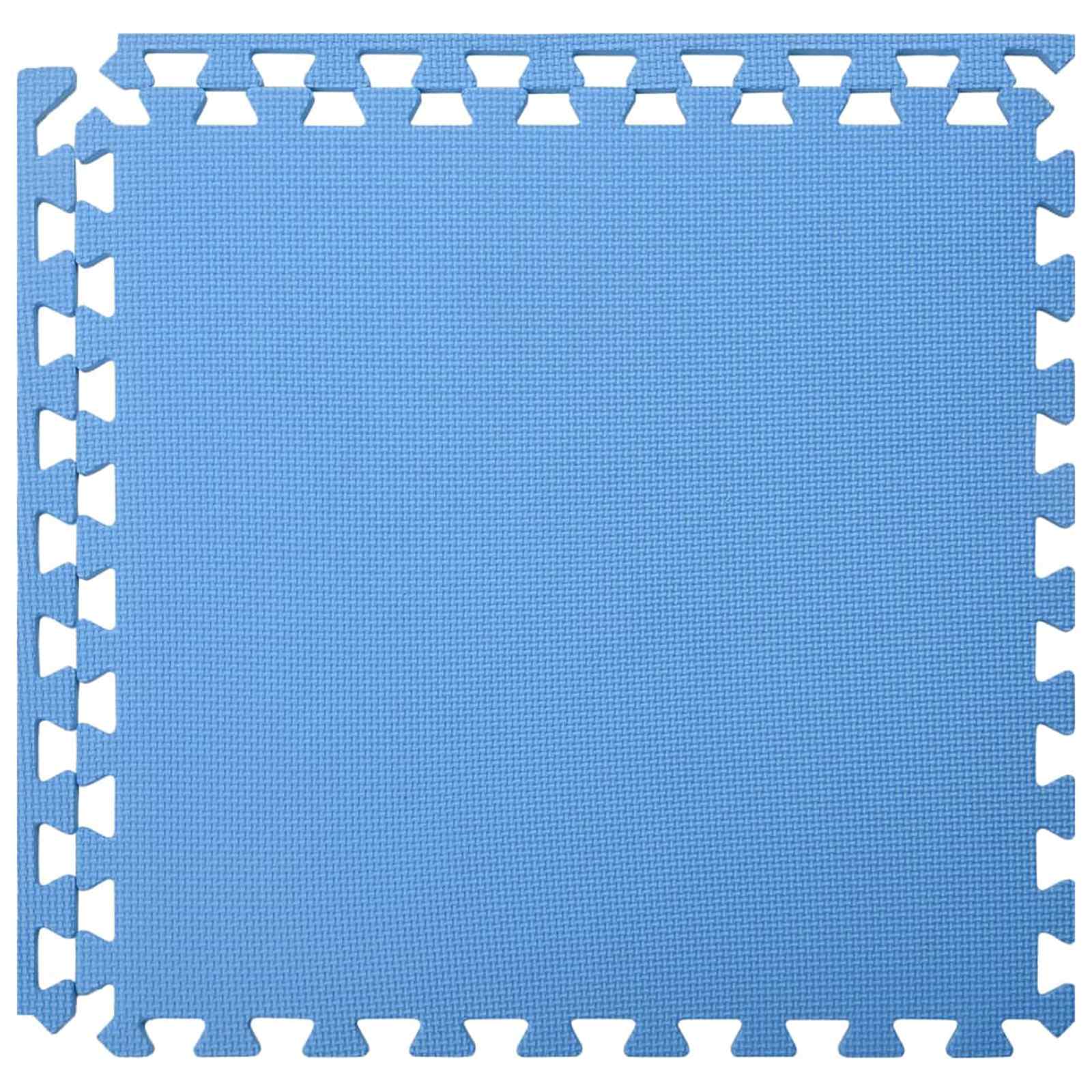 Zwembad Grondmat 6 pcs Blauw 2,16 ㎡ EVA Schuim