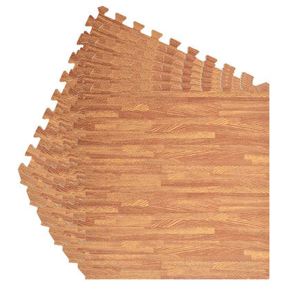 Puzzel Oefenmatten 12 pcs Bruin 4,32 ㎡ EVA Foam