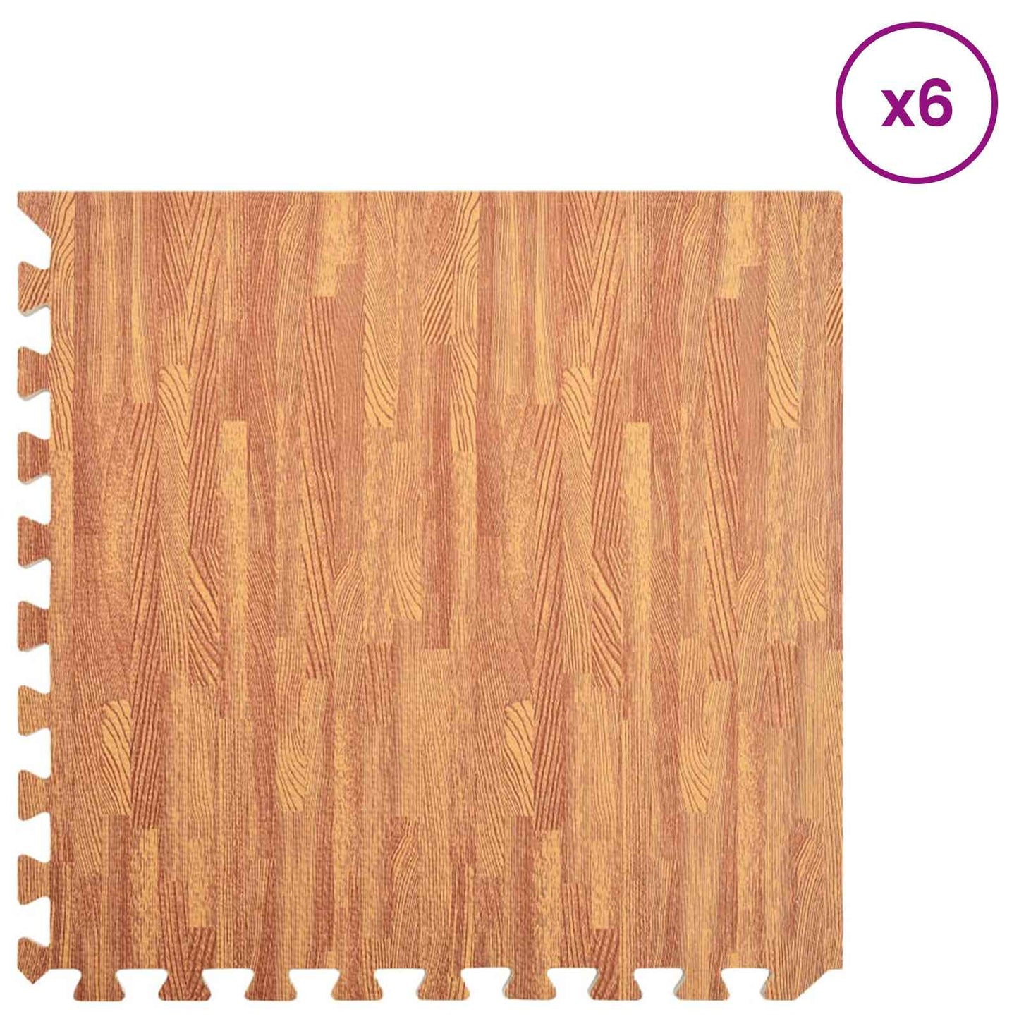 Puzzel Oefenmatten 12 pcs Bruin 4,32 ㎡ EVA Foam