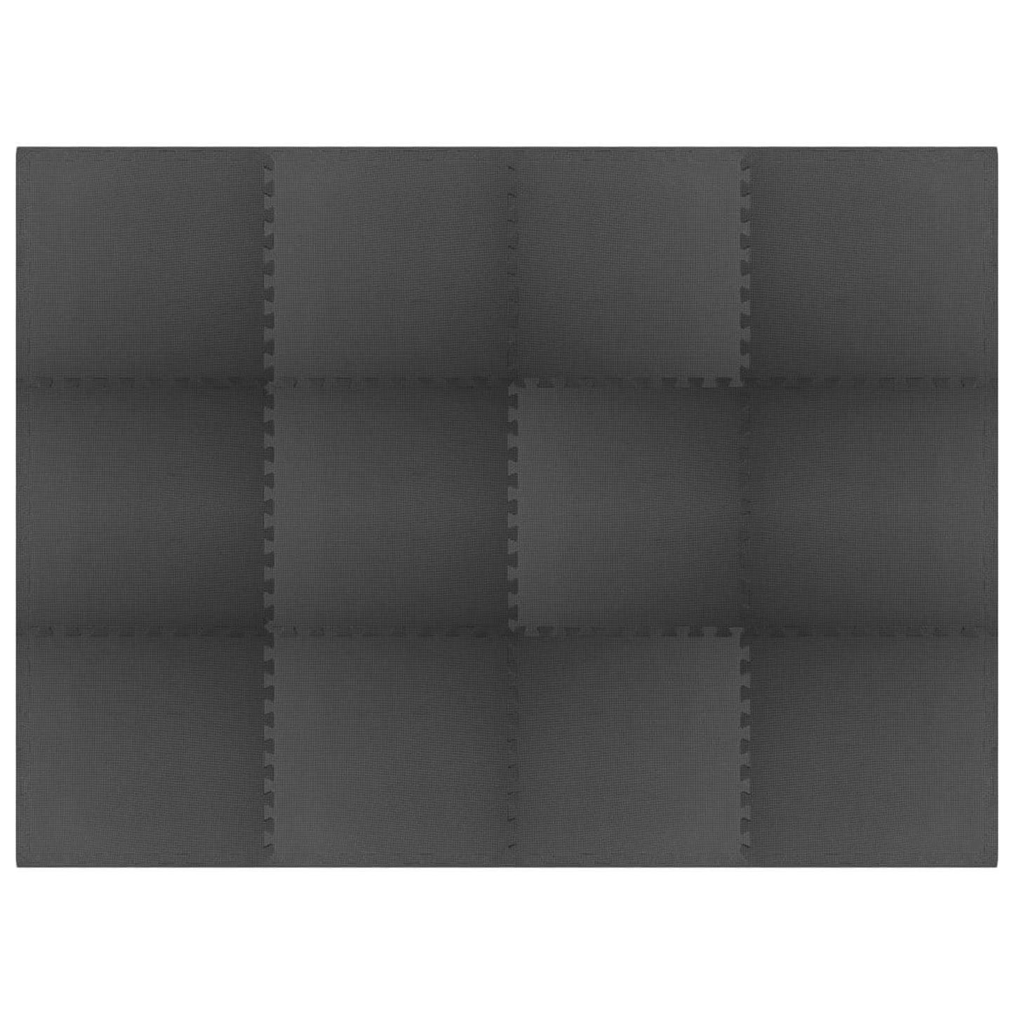 Puzzel Oefenmatten 12 pcs Zwart 4,32 ㎡ EVA Foam