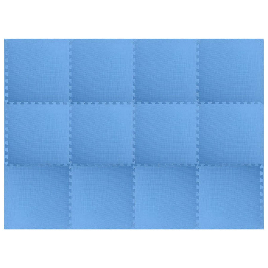 Puzzel Oefenmatten 12 pcs Blauw 4,32 ㎡ EVA Foam