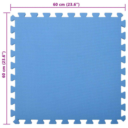 Puzzel Oefenmatten 12 pcs Blauw 4,32 ㎡ EVA Foam