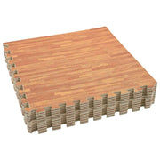 Puzzel oefenmatten bruin EVA foam 12 stuks 4,32 m²