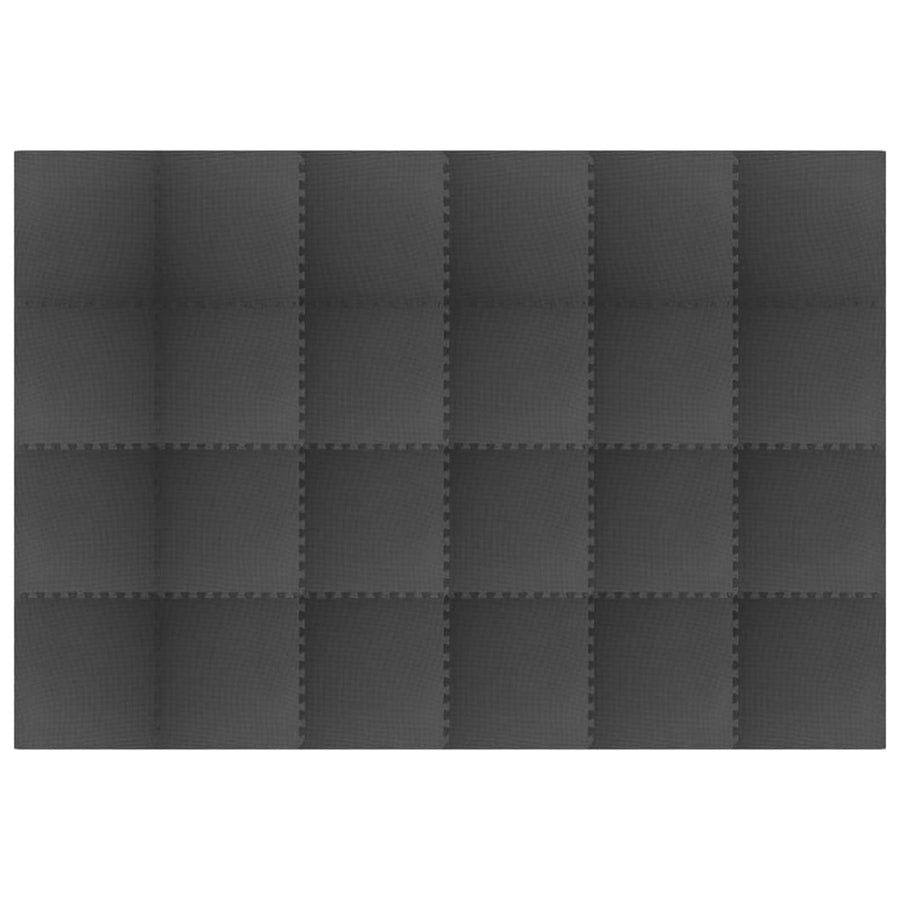 Puzzel Oefenmatten 24 pcs Zwart 8,64 ㎡ EVA Foam