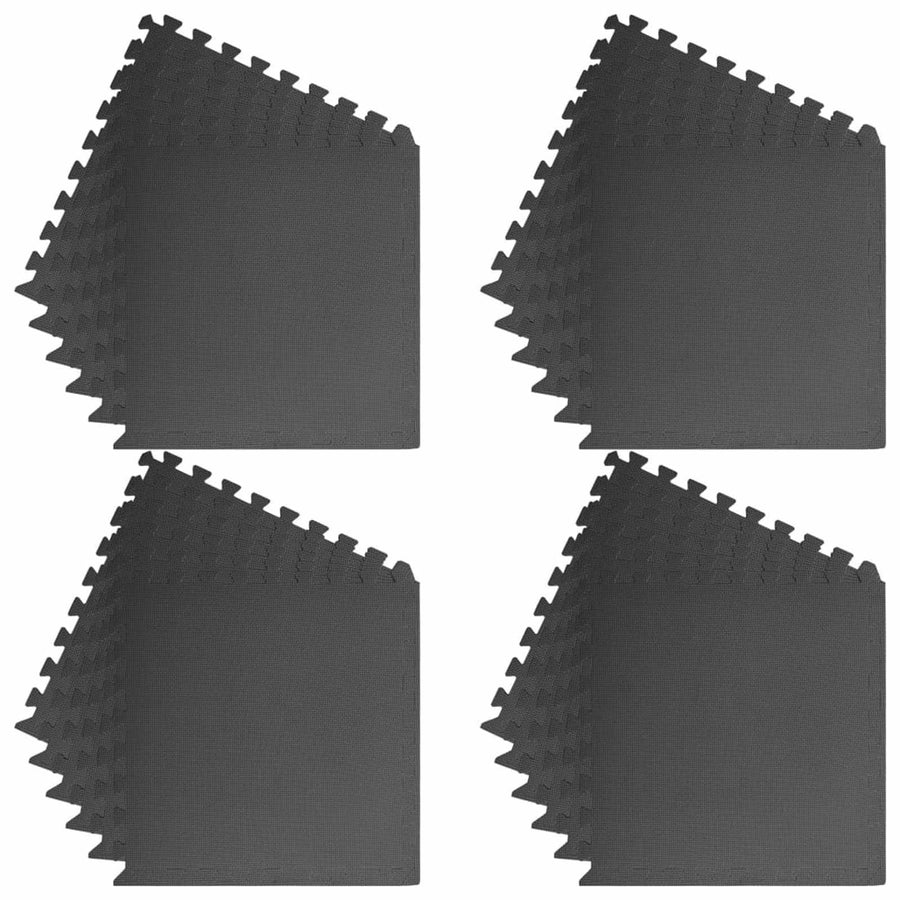 Puzzel Oefenmatten 24 pcs Zwart 8,64 ㎡ EVA Foam
