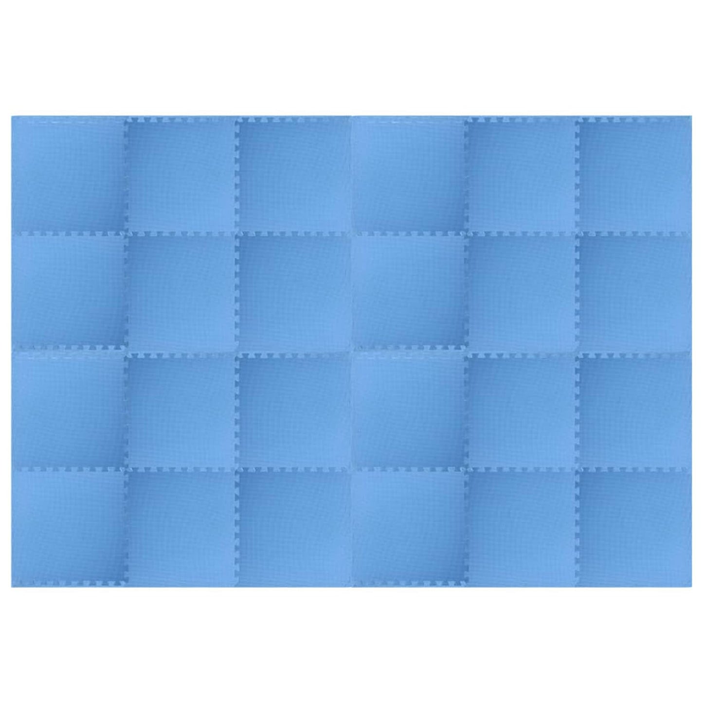 Puzzel Oefenmatten 24 pcs Blauw 8,64 ㎡ EVA Foam