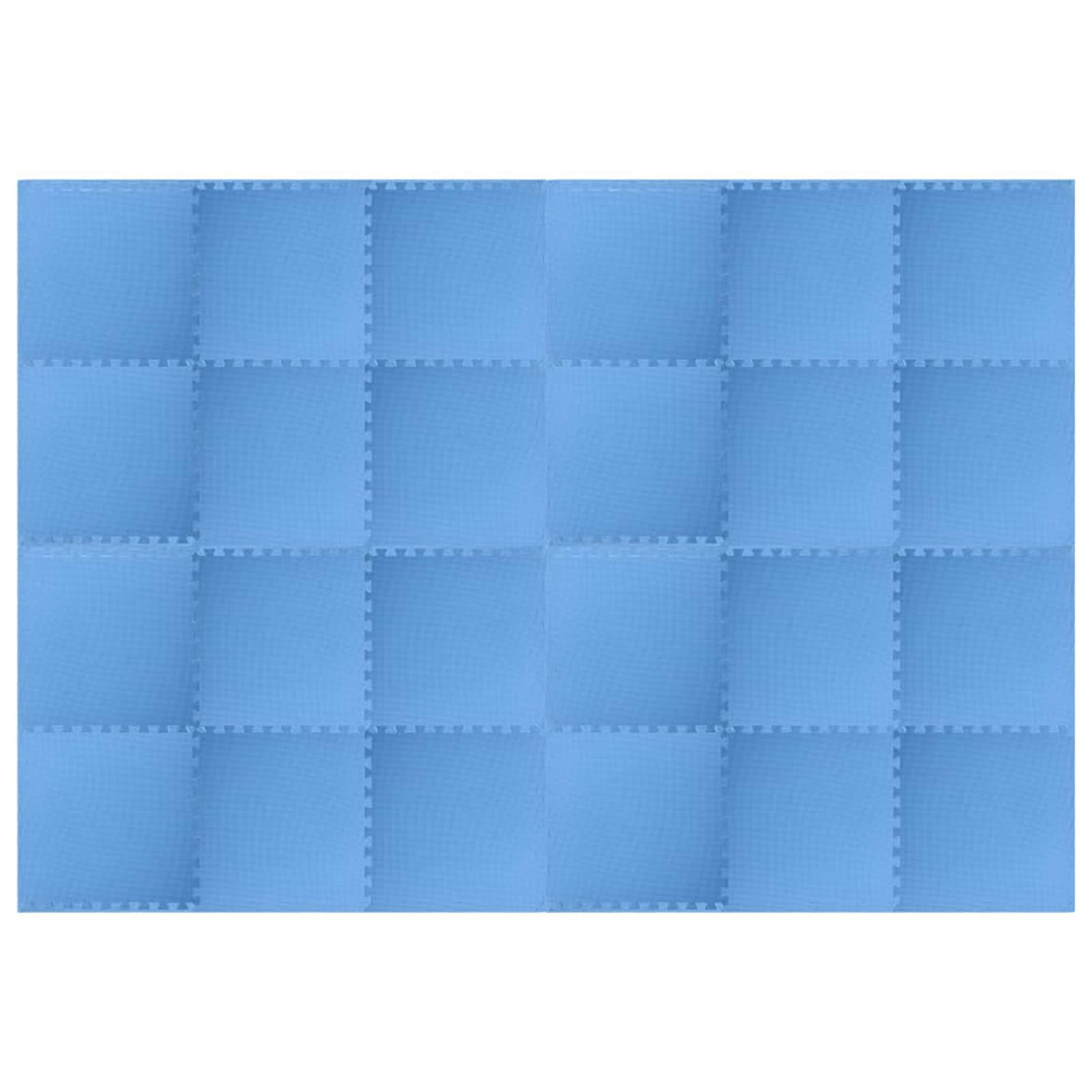 Puzzel Oefenmatten 24 pcs Blauw 8,64 ㎡ EVA Foam
