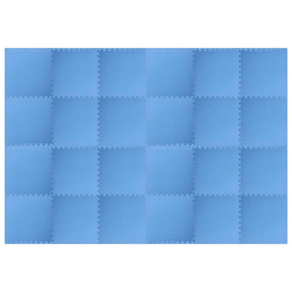 Puzzel Oefenmatten 24 pcs Blauw 8,64 ㎡ EVA Foam