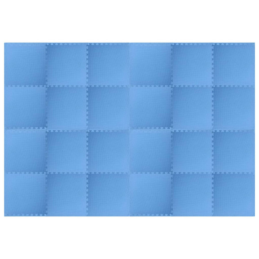 Puzzel Oefenmatten 24 pcs Blauw 8,64 ㎡ EVA Foam