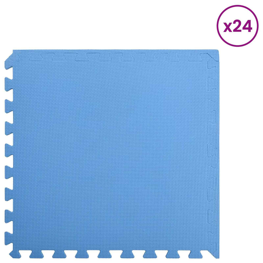 Puzzel Oefenmatten 24 pcs Blauw 8,64 ㎡ EVA Foam