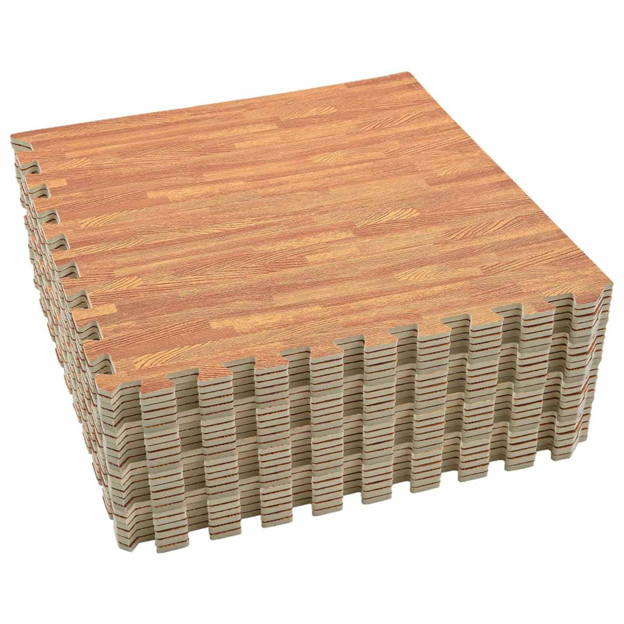 Puzzel Oefenmatten 24 pcs Bruin 8,64 ㎡ EVA Foam