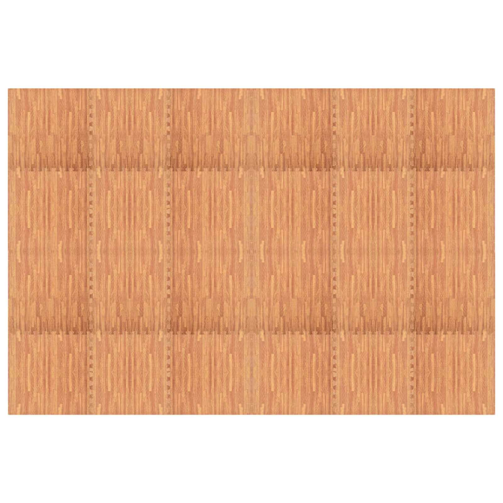 Puzzel Oefenmatten 24 pcs Bruin 8,64 ㎡ EVA Foam