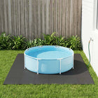 Zwembad Grondmat 50 pcs Zwart 18 m² EVA Schuim