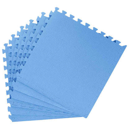 Zwembad Grondmat 50 pcs Blauw 18 m² EVA Schuim