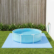 Zwembad grondmat blauw 24 stuks EVA schuim 8,64 m²