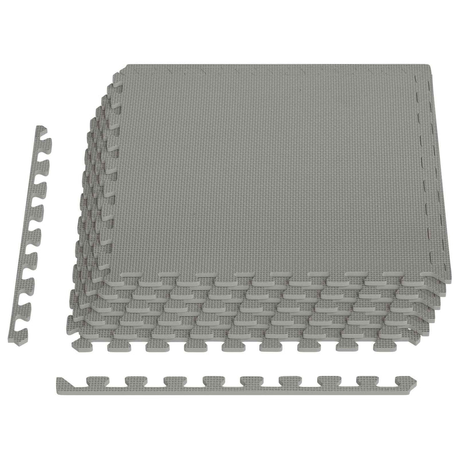Zwembad Grondmat 6 pcs Grijs 2,16 m² EVA Schuim