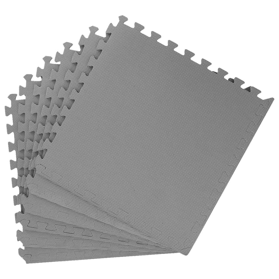 Zwembad Grondmat 6 pcs Grijs 2,16 m² EVA Schuim