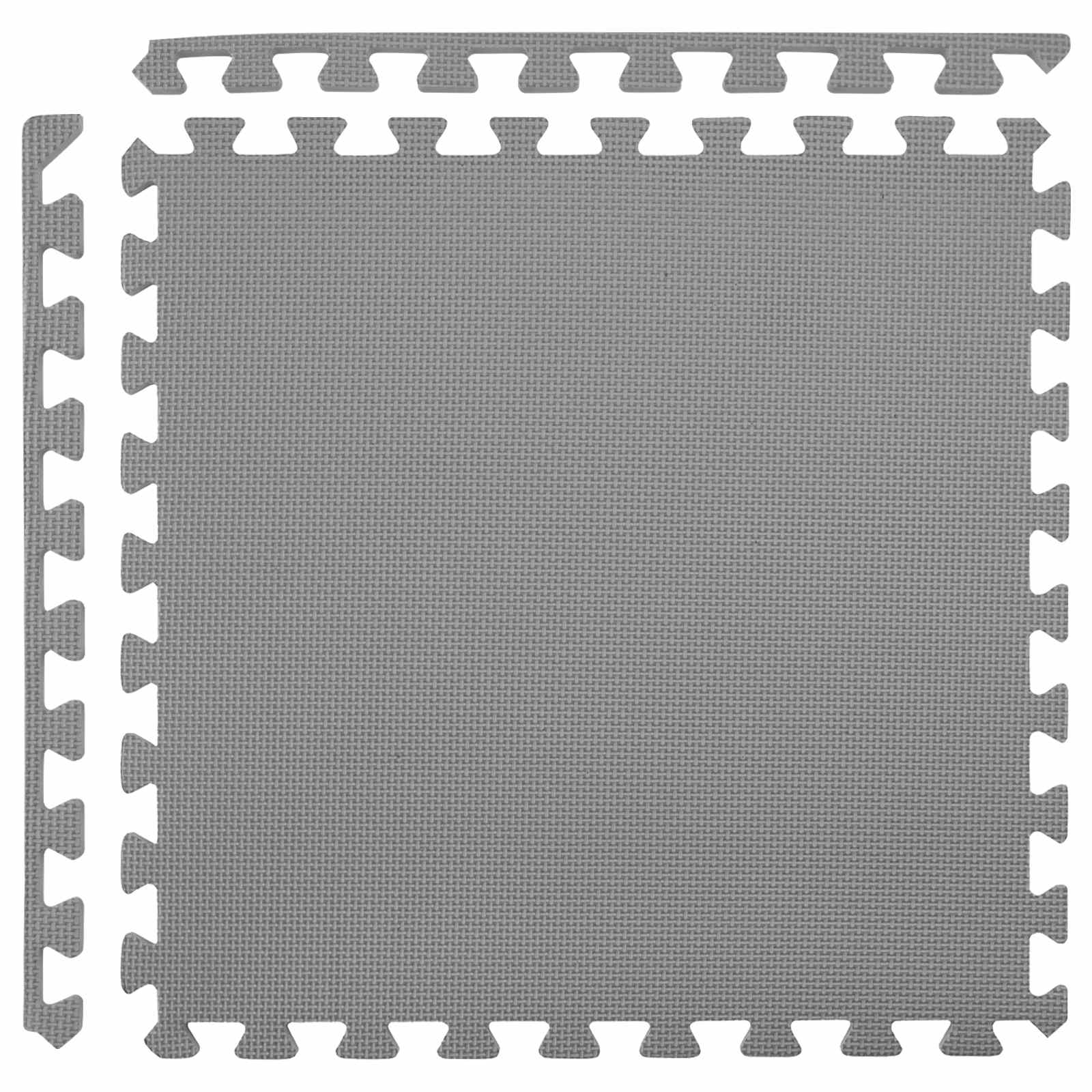 Zwembad Grondmat 12 pcs Grijs 4,32 m² EVA Schuim