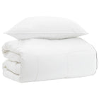 Dekbedset wit 135x200 cm katoen bamboe polyester