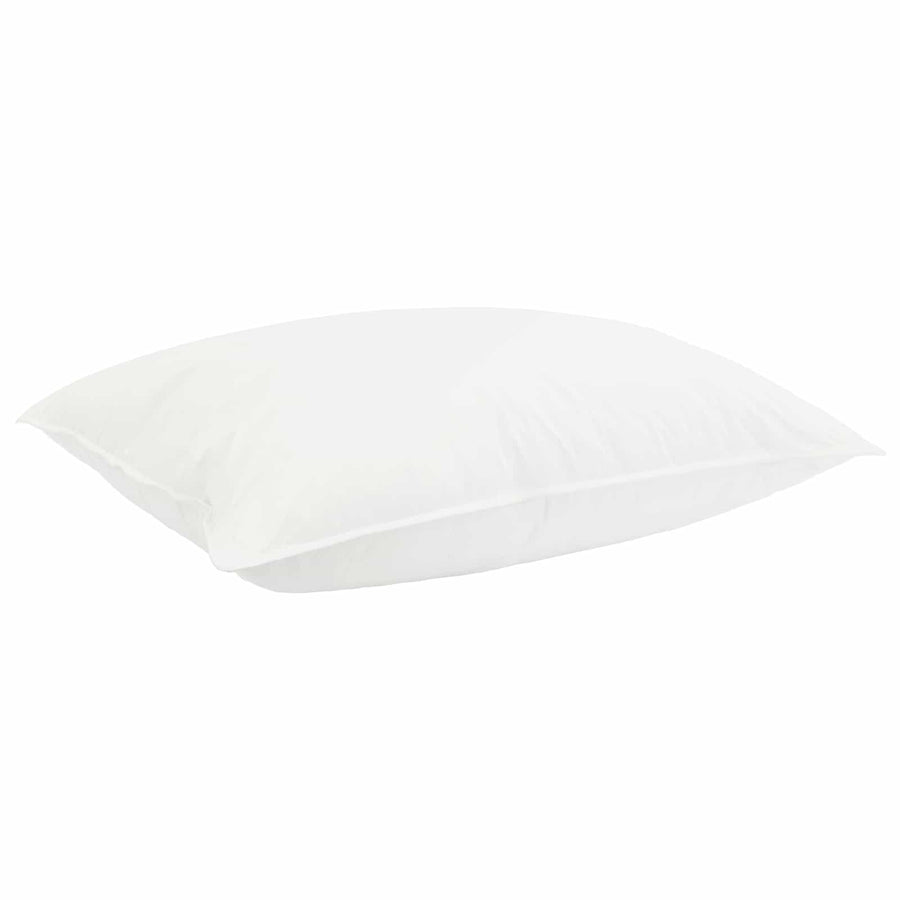 Dekbedset met kussen Wit 155 x 200 cm Katoen, Bamboe, Polyester