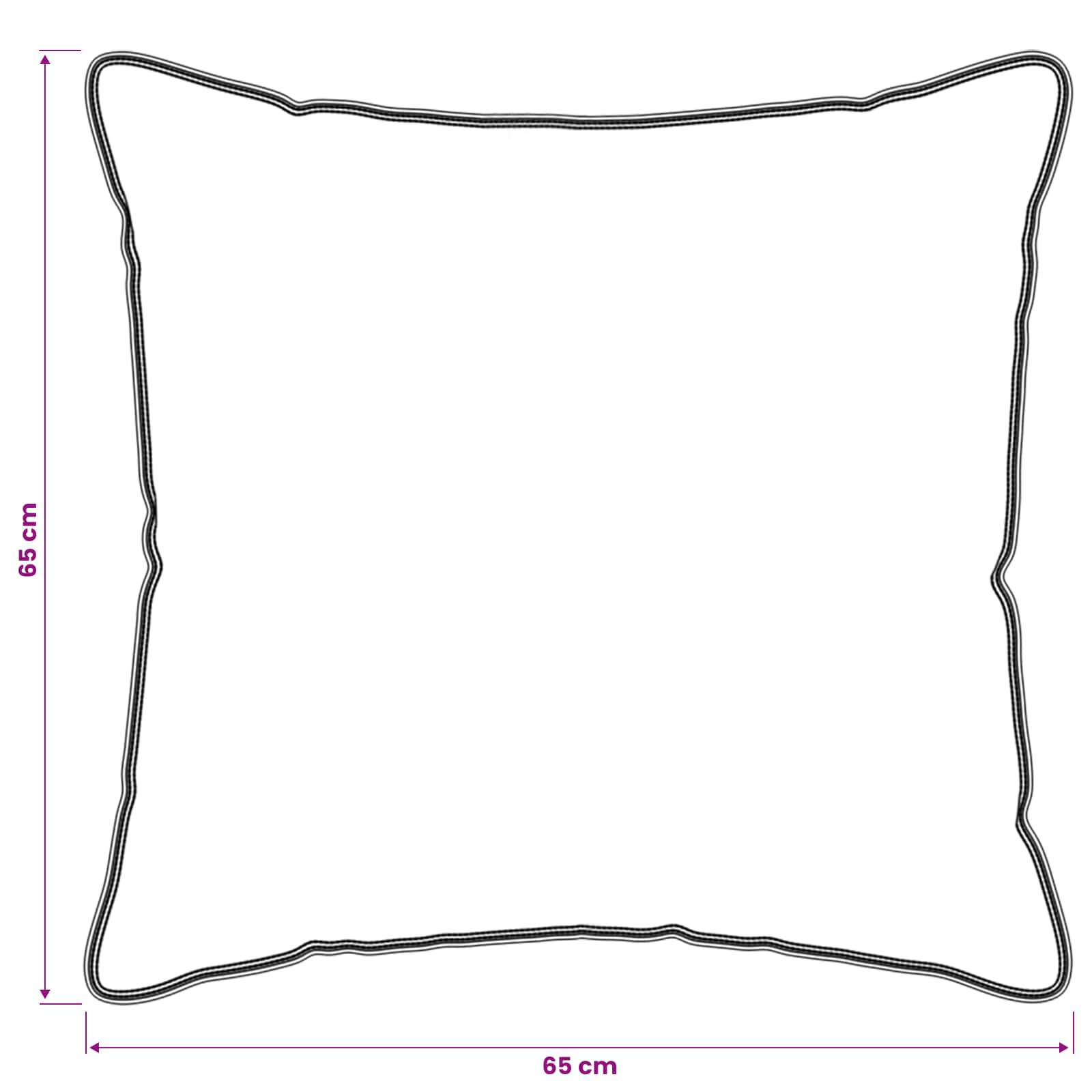 Dekbedset 2 st 140 x 220 cm Kapok en Polyester Beige