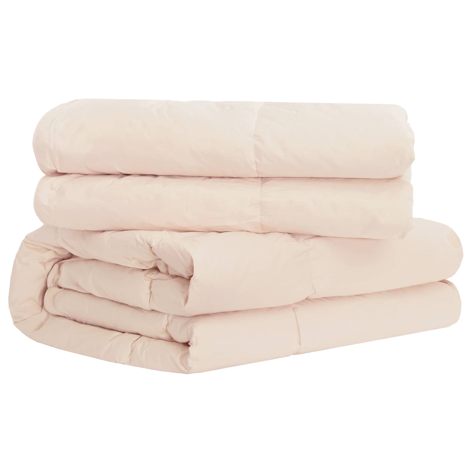 Dekbedset 2 st 140 x 220 cm Kapok en Polyester Beige