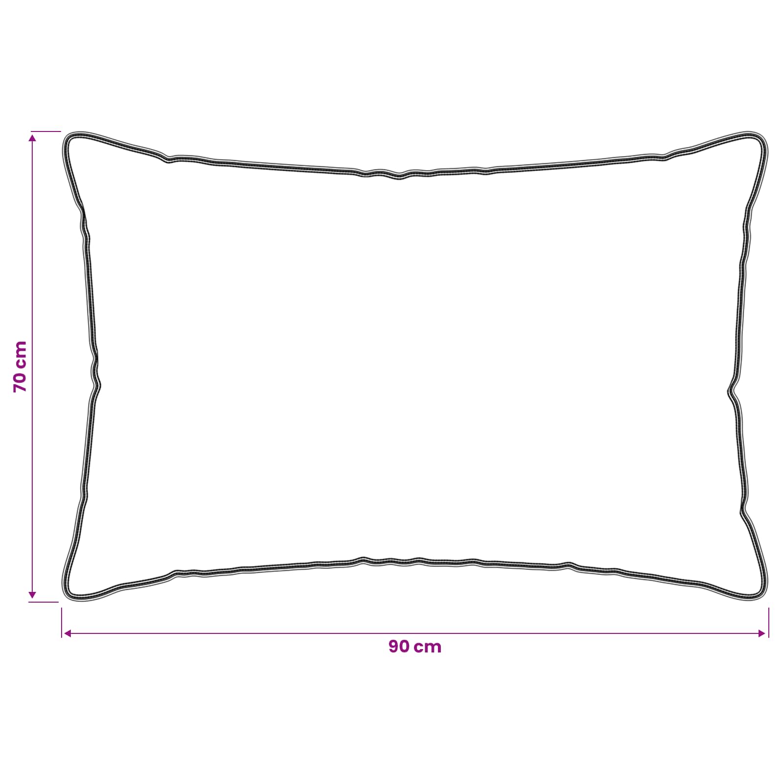 Dekbedset 2 st 240 x 220 cm Kapok en Polyester Beige