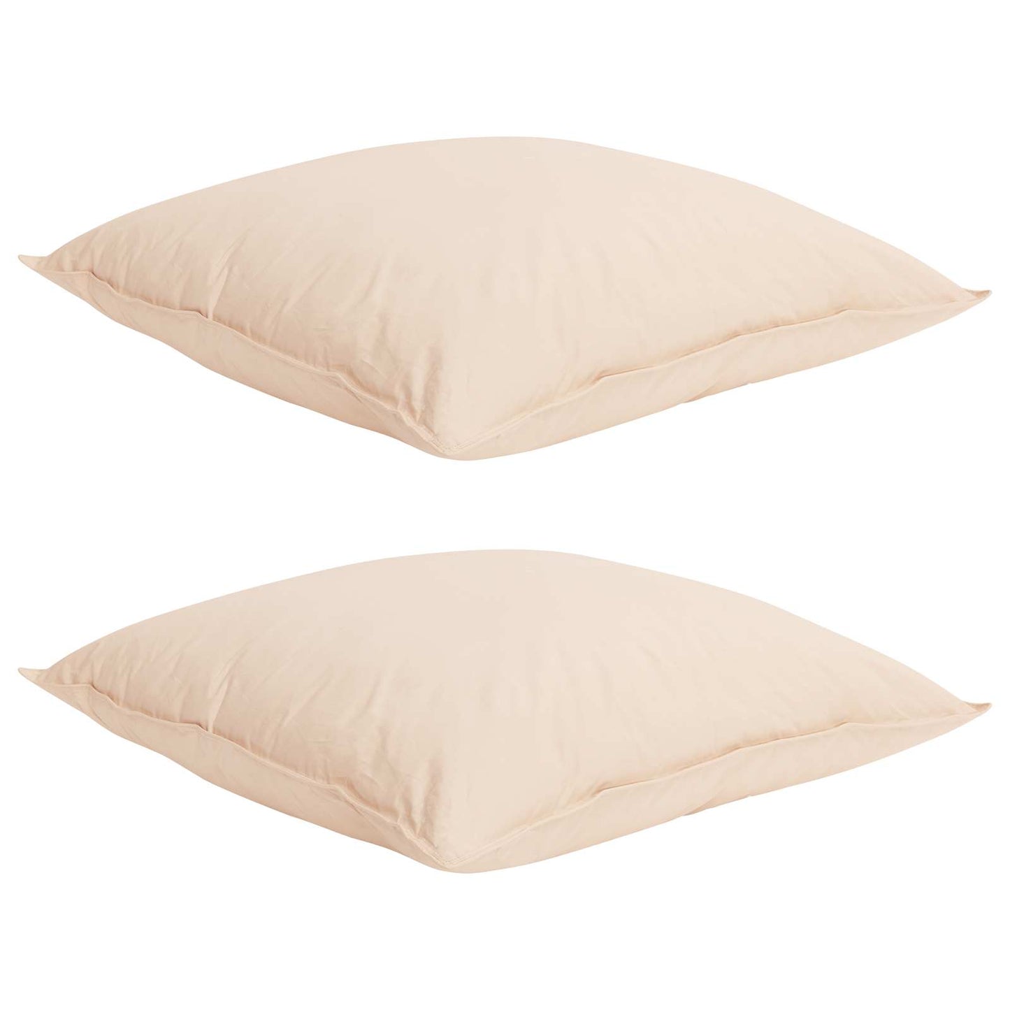 Dekbedset 2 st 260 x 240 cm Kapok en Polyester Beige