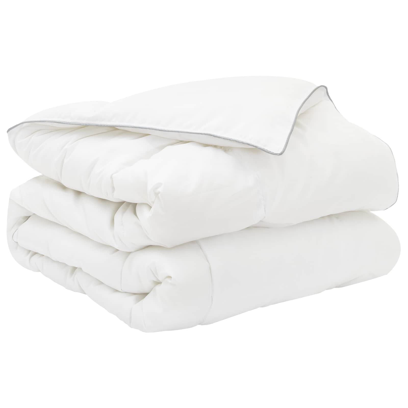 Dekbed set Wit 140 x 220 cm Katoen, Bamboe, Polyester