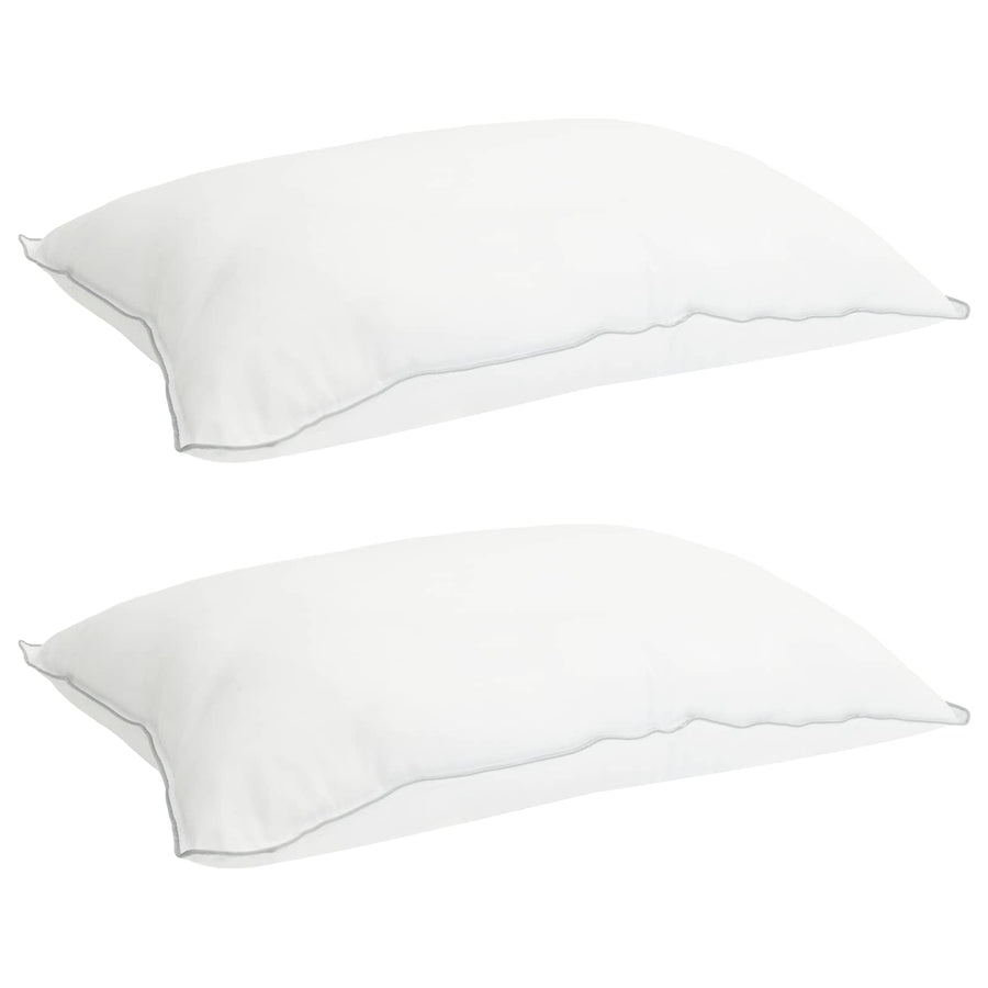 Dekbedset met kussen Wit 155 x 220 cm Polyester, Bamboe