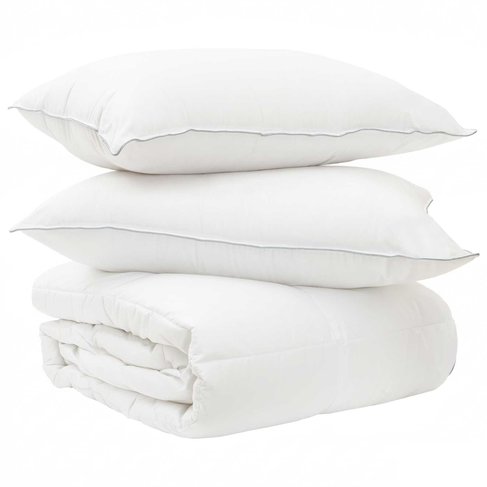 Dekbed en Hoofdkussen Set 3 st 135 x 220 cm Winter 1080 g/stuk