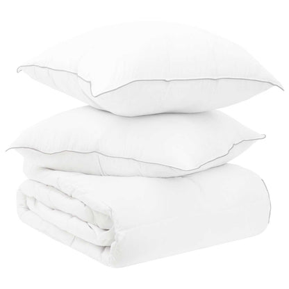 Dekbed en Hoofdkussen Set 3 st 140 x 220 cm Winter 1200 g/stuk