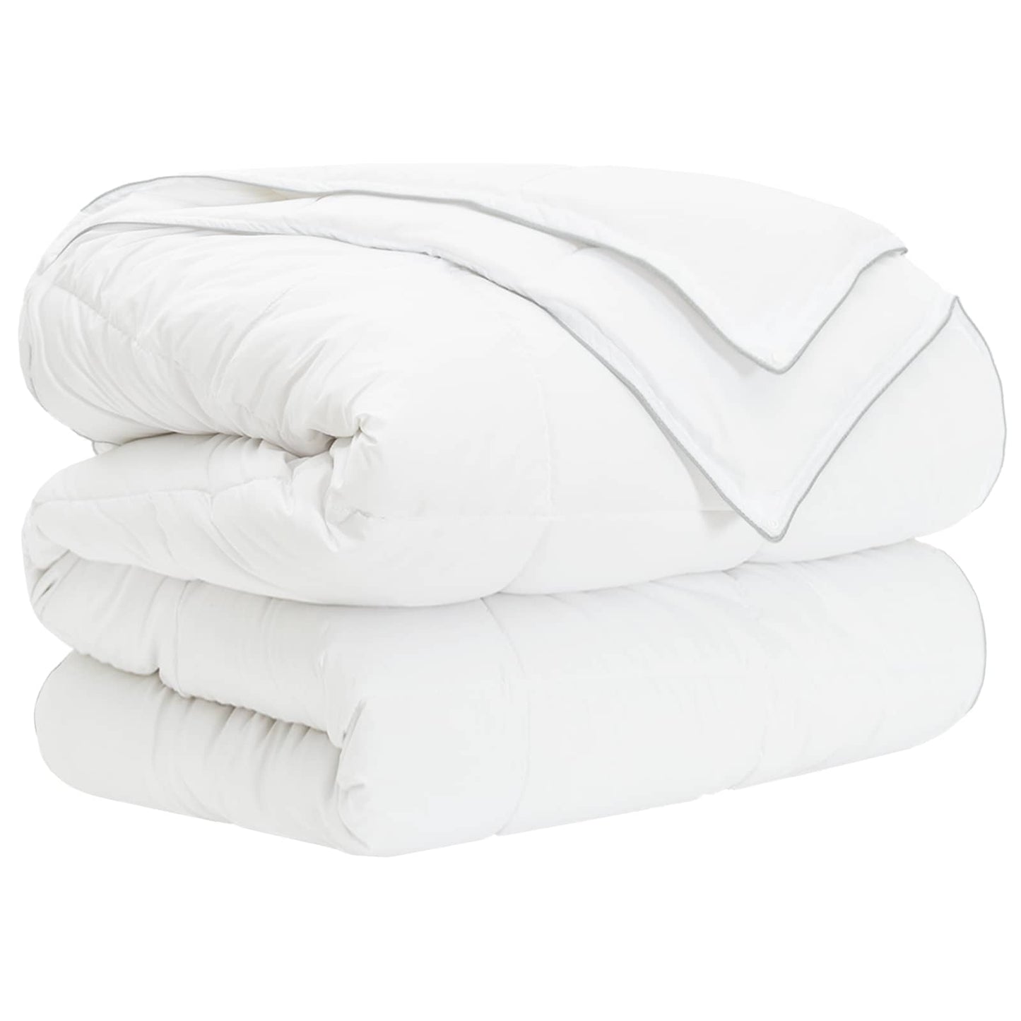Dekbedset 3 st 155 x 220 cm Alle seizoenen Bamboe Wit