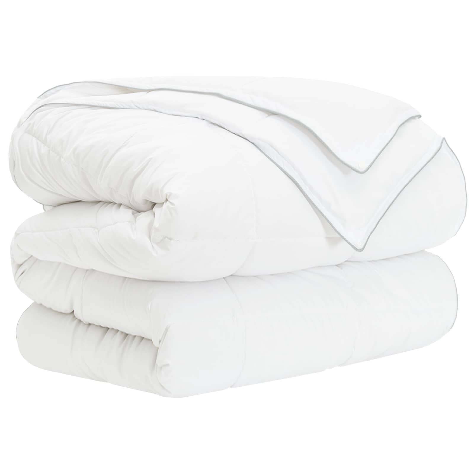 Dekbedset 3 st 200 x 220 cm Alle seizoenen Bamboe Wit