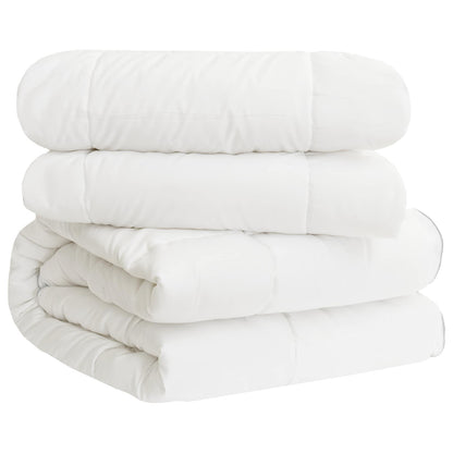 Dekbedset 3 st 240 x 220 cm Alle seizoenen Bamboe Wit