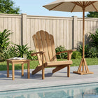 Tuinstoel Adirondack 78x93x94 cm massief teakhout naturel