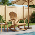 Adirondack schommelstoel 78x102x104 cm massief teakhout