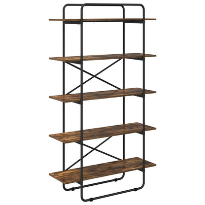 Boekenrek 5-laags 100 x 35 x 175,5 cm PB Gerookt eiken