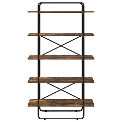 Boekenrek 5-laags 100 x 35 x 175,5 cm PB Gerookt eiken