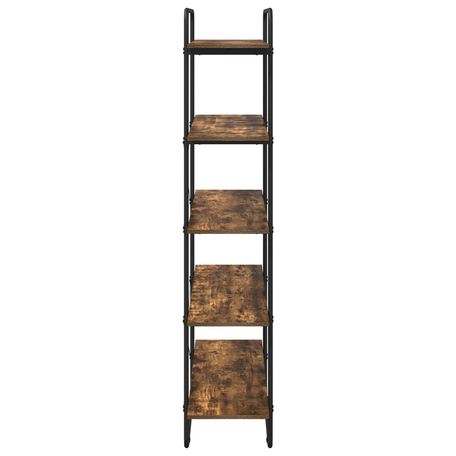 Boekenrek 5-laags 100 x 35 x 175,5 cm PB Gerookt eiken