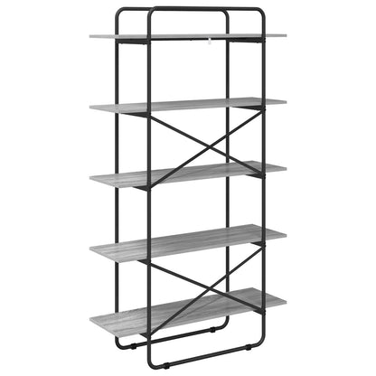 Boekenrek 5-laags 100 x 35 x 175,5 cm PB Grijs Sonoma