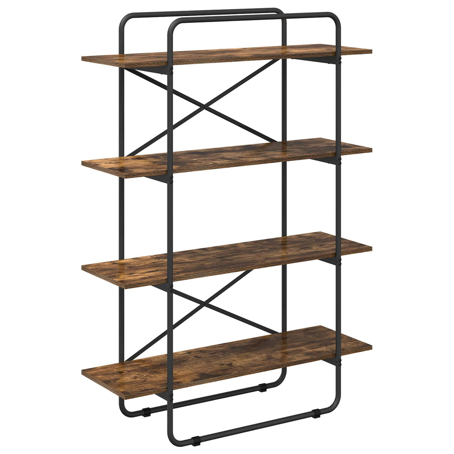 Boekenrek 4-laags 100 x 35 x 140 cm PB Gerookt eiken