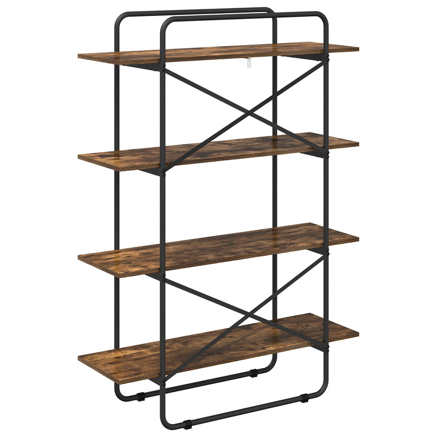 Boekenrek 4-laags 100 x 35 x 140 cm PB Gerookt eiken