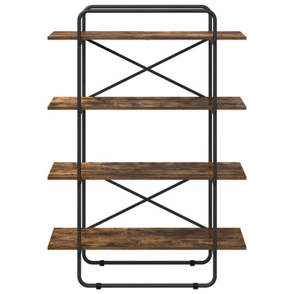 Boekenrek 4-laags 100 x 35 x 140 cm PB Gerookt eiken