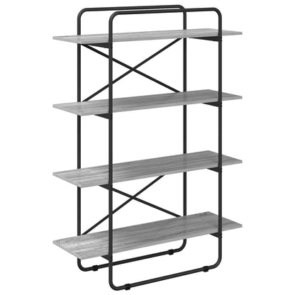 Boekenrek 4-laags 100 x 35 x 140 cm PB Grijs Sonoma