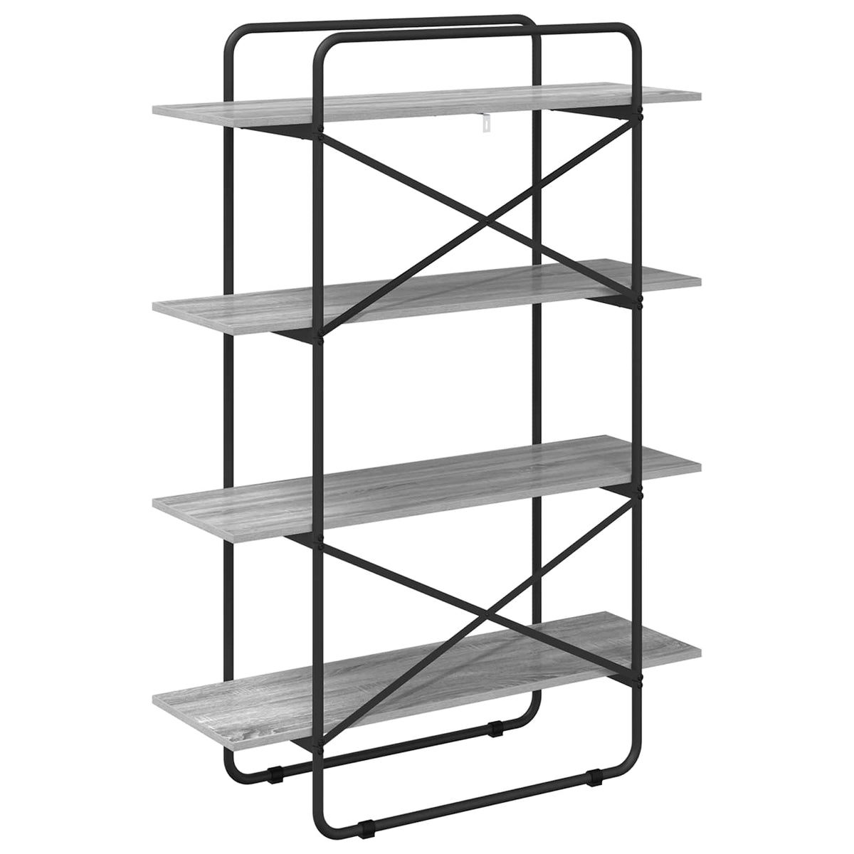 Boekenrek 4-laags 100 x 35 x 140 cm PB Grijs Sonoma
