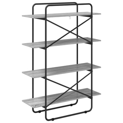 Boekenrek 4-laags 100 x 35 x 140 cm PB Grijs Sonoma