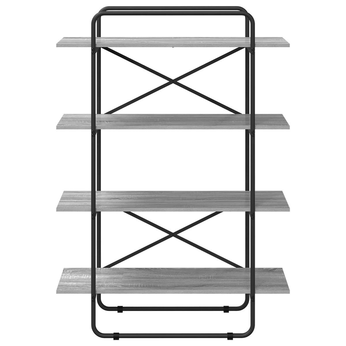 Boekenrek 4-laags 100 x 35 x 140 cm PB Grijs Sonoma